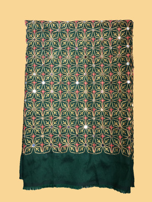 Dudheeba Textile Silk Blend Embroidered Blouse Material