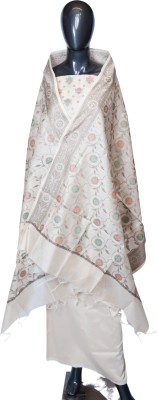 DS TEXTILE Cotton Blend Printed Salwar Suit Material
