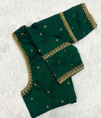 cutyfab Art Silk Embellished Blouse Material