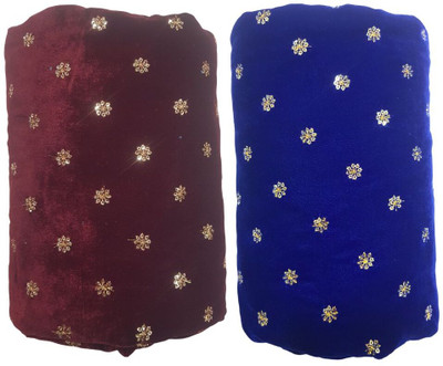 Seg Velvet Embroidered Blouse Material
