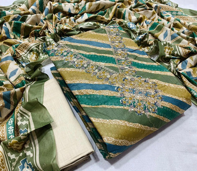 vinayak fashion Pure Cotton Printed Kurta & Churidar Material