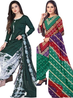 HouseOfCommon Cotton Blend Printed Salwar Suit Material