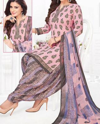 Shree Sarvottam Fashion Crepe Printed Salwar Suit Material