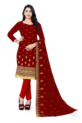 Kimisha Georgette Embroidered Salwar Suit Material