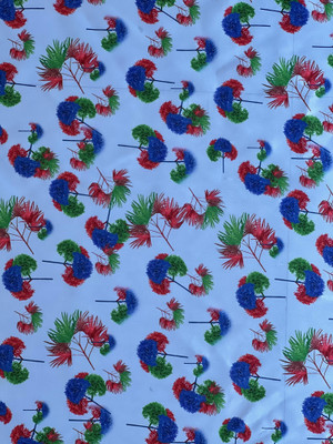 Gopinath creation Satin Printed Blouse Material