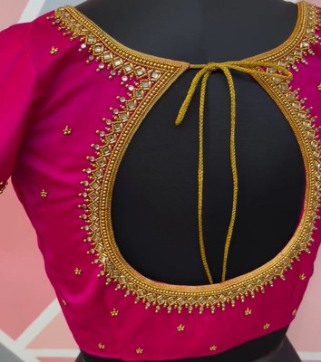 SAINAGARMENTS Art Silk Self Design Blouse Material