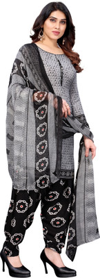TheTarsh Crepe Striped Salwar Suit Material