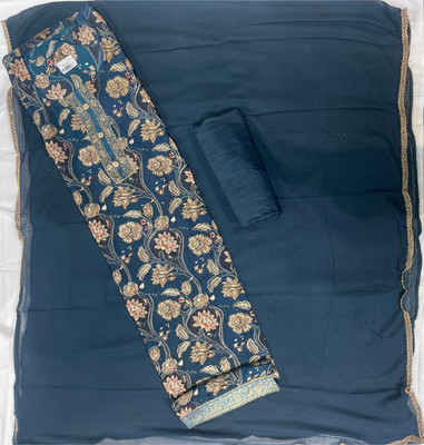 ADAB SAREES Crepe Printed Salwar Suit Material