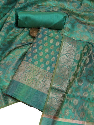 Meena Bazaar Chanderi Self Design Salwar Suit Material