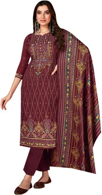 Rosniya Wool Printed Salwar Suit Material