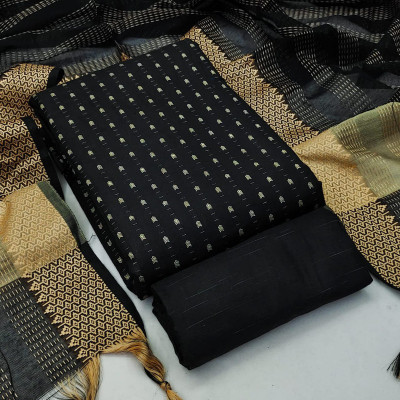 JILANI TRADERS Cotton Blend Printed Salwar Suit Material