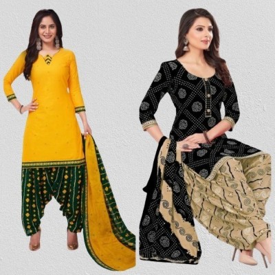 Salya Sila Crepe Printed Salwar Suit Material