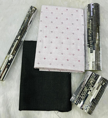 Aaru creations Chiffon Printed Shirt & Trouser Fabric