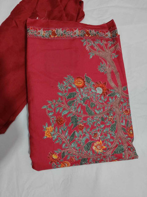 AmanVastra Viscose Rayon Printed Salwar Suit Material