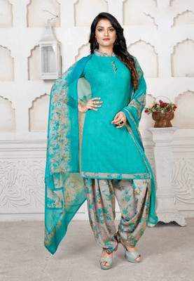 SIMPLYETHNIC Crepe Printed Salwar Suit Material