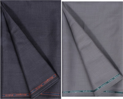 abhi fashion Polycotton Solid Trouser Fabric