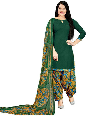 Hidhasha Crepe Printed Salwar Suit Material