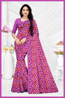 DHYEY CREATION Silk Blend Printed Blouse Material