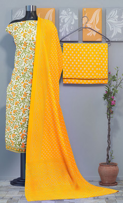 NISHIRE Pure Cotton Printed Salwar Suit Material