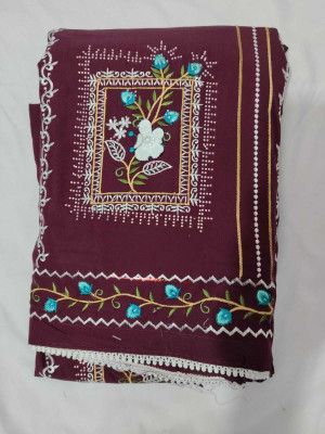 AmanVastra Viscose Rayon Floral Print Salwar Suit Material