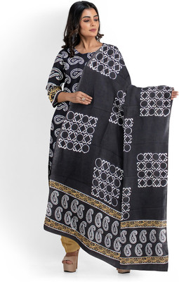Garvi Gurjari Pure Cotton Self Design Salwar Suit Material