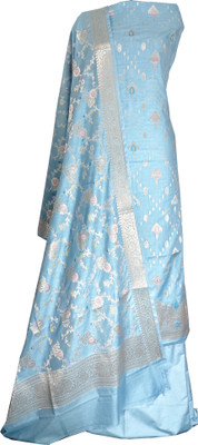 Naveera Pure Cotton Self Design Salwar Suit Material