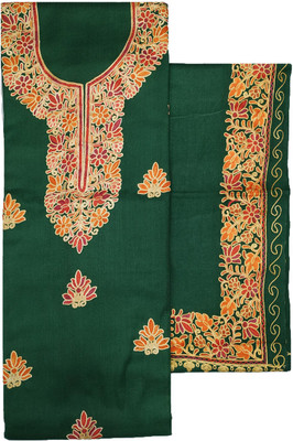 Soul Essence Wool Embroidered Salwar Suit Material