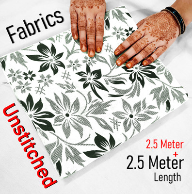 Zayrah Cotton Blend Floral Print Salwar Suit Material