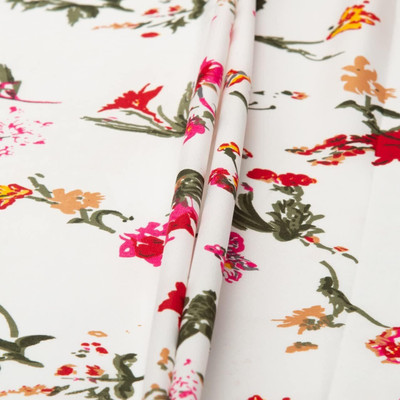 AG Textile Crepe Floral Print Kurta Fabric