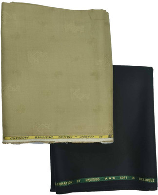 Raymond Cotton Blend Solid Shirt & Trouser Fabric