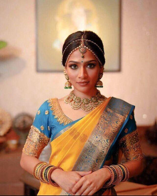 PITHAVADIWALA Jacquard Self Design Blouse Material