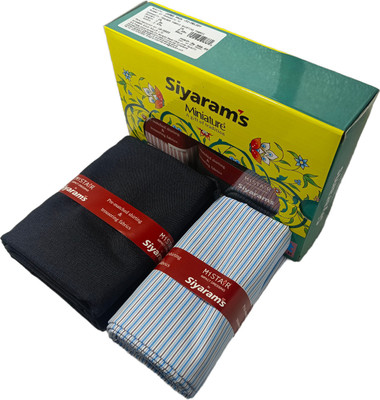 Siyaram's Polycotton Striped Shirt & Trouser Fabric