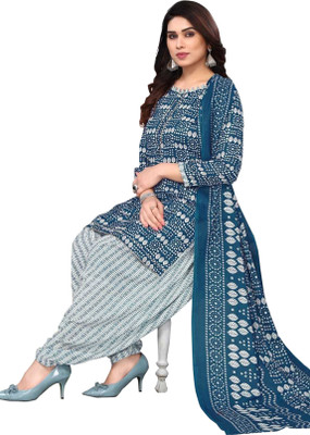 Rajnandini Cotton Blend Printed Salwar Suit Material