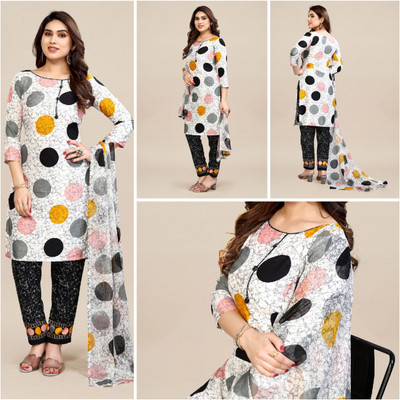 ANAND Crepe Printed Salwar Suit Material