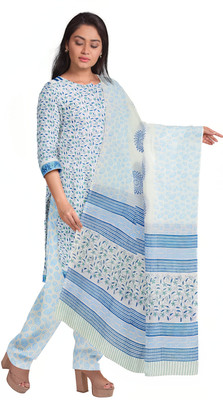RIGDOM Pure Cotton Printed Salwar Suit Material