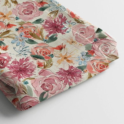 Arihant Creations Polycotton Printed Multi-purpose Fabric