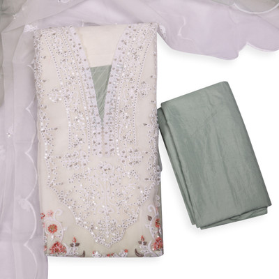 Aurum Cotton Blend Floral Print Salwar Suit Material