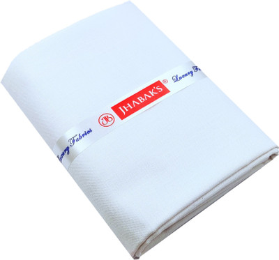 JHABAK'S Cotton Blend Solid Shirt Fabric