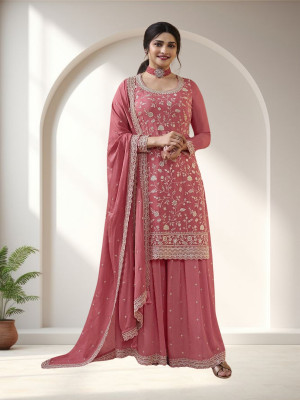 Amit Georgette Embroidered Salwar Suit Material