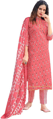 HouseOfCommon Pure Cotton Printed Salwar Suit Material