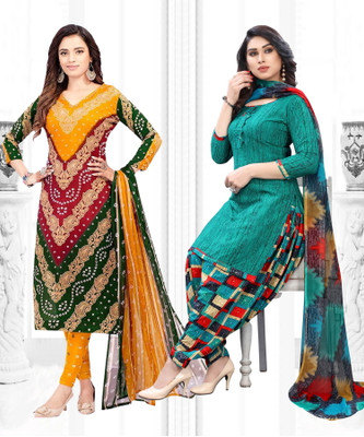 Priyashi Crepe Printed Salwar Suit Material
