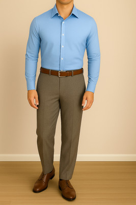 KUNDAN SULZ GWALIOR Polycotton Solid Shirt & Trouser Fabric