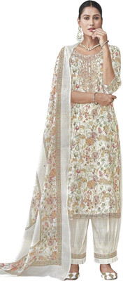 Soul Essence Wool Embroidered Salwar Suit Material