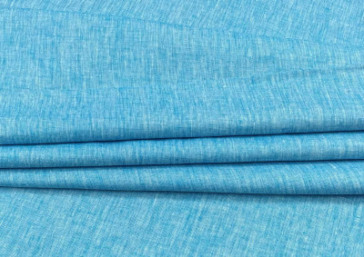 MS ZEENAT TRADERS Linen Solid, Self Design Shirt Fabric