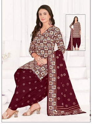 WONAYA Crepe Printed Salwar Suit Material