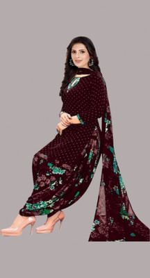 RIGDOM Crepe Printed Salwar Suit Material