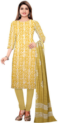 Bombay Buta Cotton Linen Floral Print Salwar Suit Material