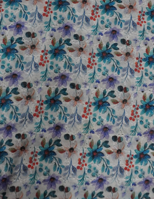 Prishi Style Pure Cotton Floral Print Multi-purpose Fabric
