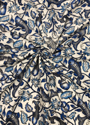 PALASH Pure Cotton Colorblock Kurta Fabric