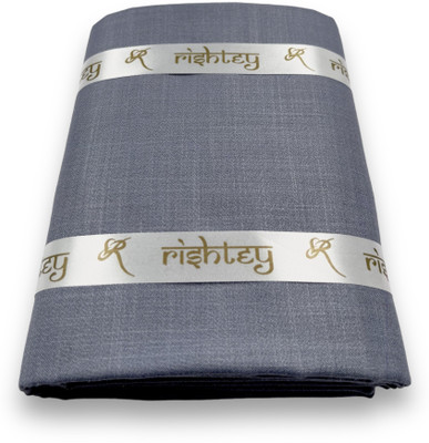RSIHTEY Cotton Blend Solid Shirt Fabric